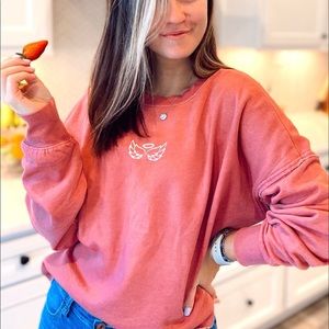 Angel Crop Sweatshirt